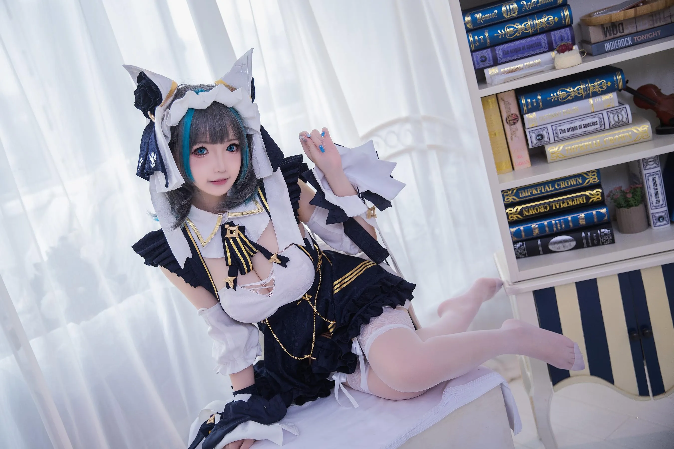 雪晴Astra – NO.33 Azure Lane 柴郡 [19P]插图6